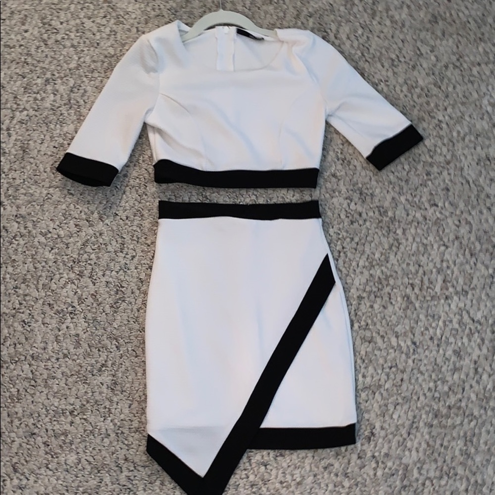 LULUs Crop top & skirt set! ONLY WORN ONCE